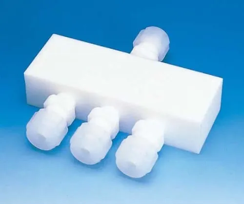 61-4383-05　PTFE Distribution Holder 6φ 3 Distribution Per Time　F-2105-01