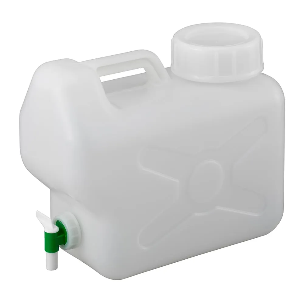 1-2169-01　Portable Flat Square Bottle with Cock　-