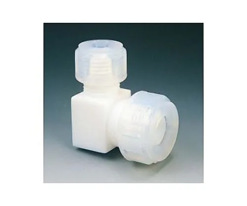 61-3528-84　Fluorocarbon Resin Different Diameter Connection Joint L-Type 6φ-8φ　NR0049-01