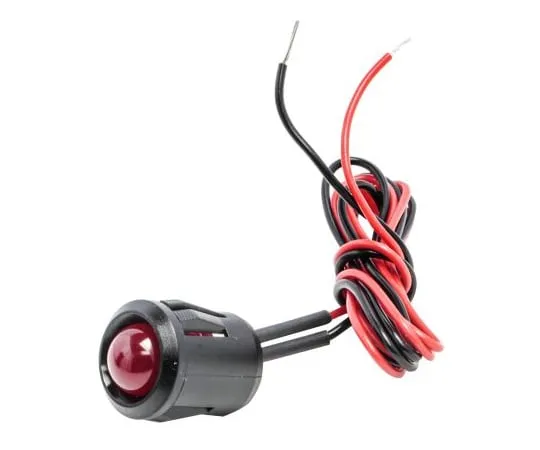63-4586-67　RS PRO Red Flashing LED Indicator, 12 V dc, 14mm Mounting Hole Size, Lead Wires Termination　209-119
