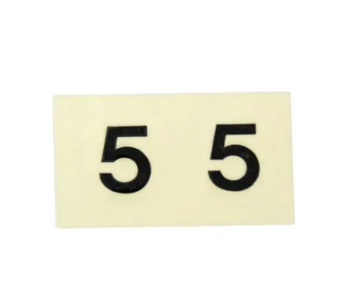 61-7397-17　Character Seal 5 Black 10mm　CL10B-5
