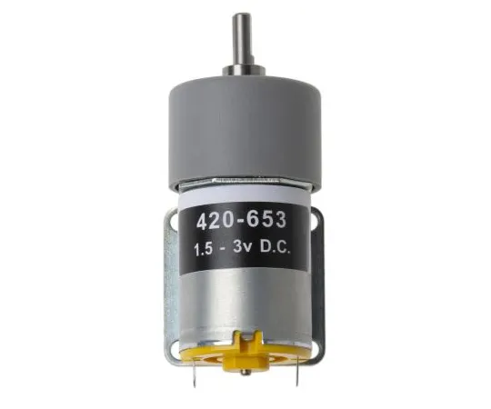 63-4619-25　RS PRO Brushed Geared DC Geared Motor, 1.7 W, 3 V, 12 Ncm, 29 rpm, 4mm Shaft Diameter　420-653