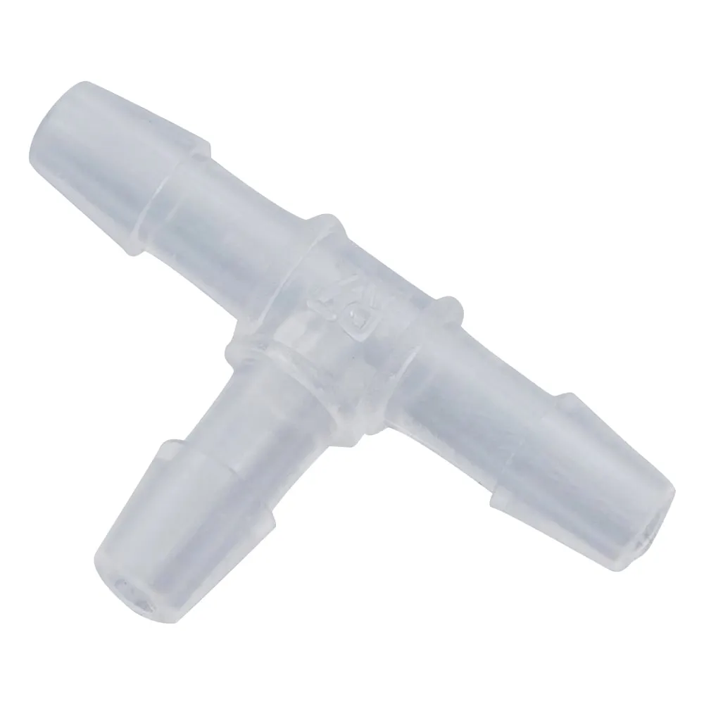 4-2747-14　Tube Connector (For Soft Tubes) T Type Same Diameter ID 0.8 -1.5　EBTC16