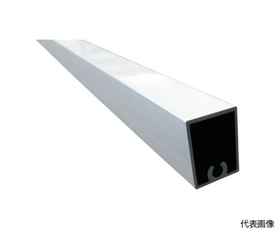 64-4998-63　Aluminum Grid Angle 20x15x0.8 Silver with Screw Hole 3.65 m　AA120SS