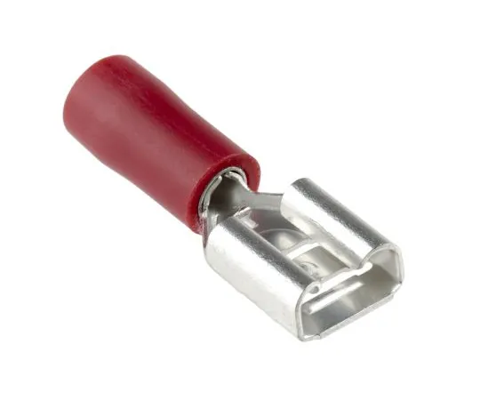 63-4641-41　RS PRO Red Insulated Spade Connector, 6.3 x 0.8mm Tab Size, 0.5mm² to 1.5mm²　534-339