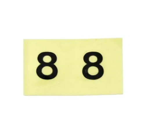 61-7397-20　Character Seal 8 Black 10mm　CL10B-8