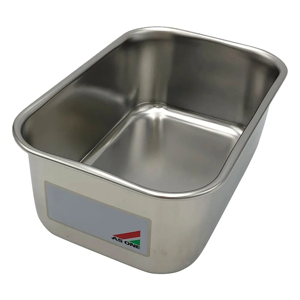 1-6171-01　Deep Type Stainless Steel Tray with Memo (1L) 179 x 119 x 69mm　-