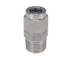 61-7635-21　Stainless Steel (SUS316) Tightening Fitting Straight R1/8　NSC0420-01