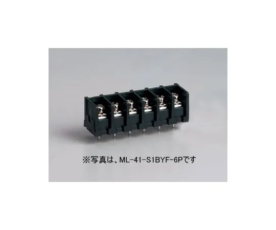 63-3129-52　Penetrating Terminal Block 2 Screws with 250 V -10 A square washers for printed circuit boards　ML-41-S1BYF-2P