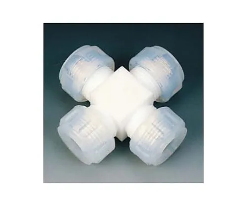 61-3533-83　Fluorocarbon Resin Connection Joint Cross Type 6φ　NR1003-01