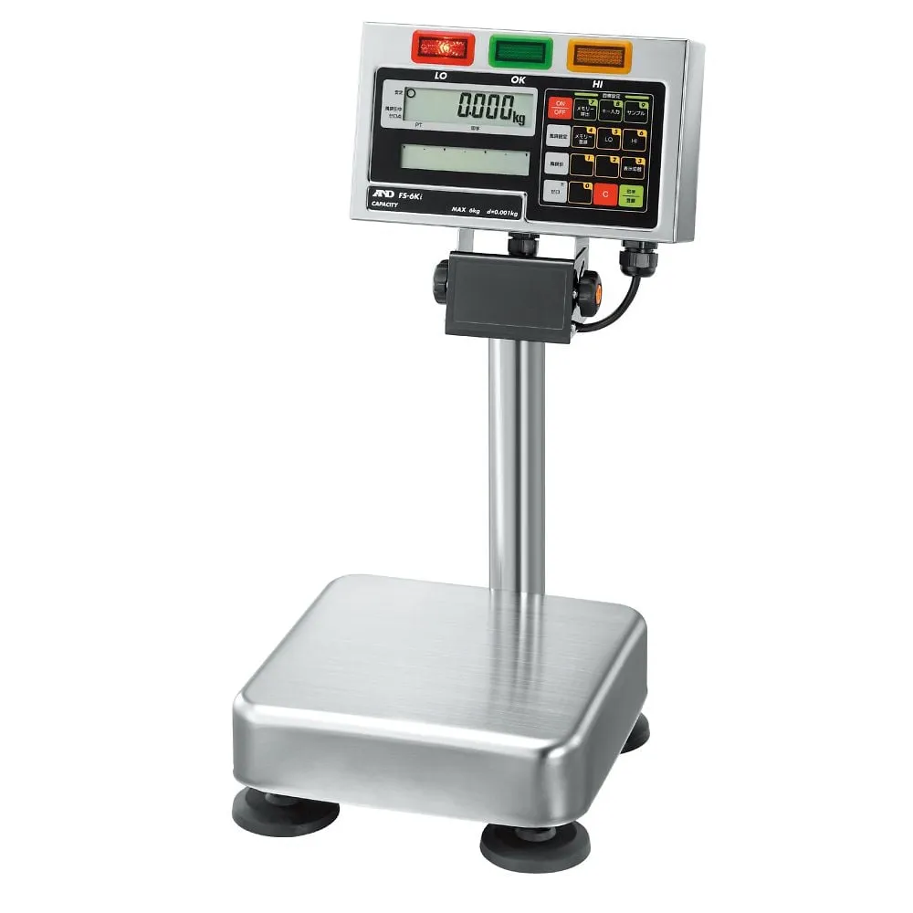 61-4673-66　Dustproof Waterproof Digital Weight Scale FS-6Ki　FS6KI-JA