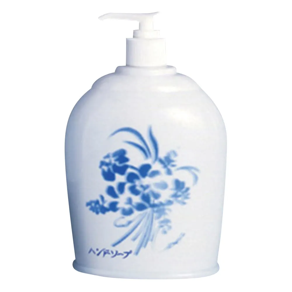 6-8569-01　Hand Soap White Porcelain Style Surface Bottle 500mL
