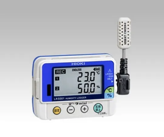1-5840-31-56　Data Mini (Temperature/Temperature/Humidity Model)/Temperature/Humidity Logger with English Calibration Certificate　LR5001