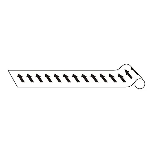 61-3407-12　Pipe Identification Tape AH518 (Large)　185518