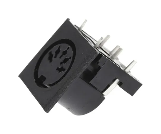63-4634-33　RS PRO 5 Pole Right Angle Din Socket, 2A, 100 V ac, Push-In　491-087