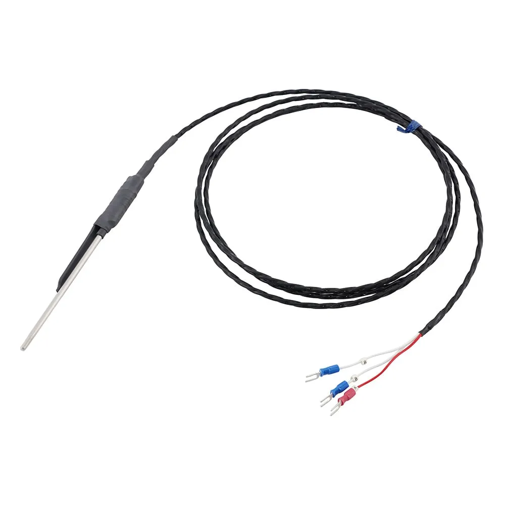 1-5721-01-20　Temperature Measuring Resistor (sheath type, Teflon R-coated), φ3.6 x L 100, with Calibration Certificate　FPT100