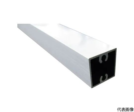 64-4998-67　Aluminum Grid Angle 20x20x0.8 Silver with Screw Hole 3.65 m　AA121SS
