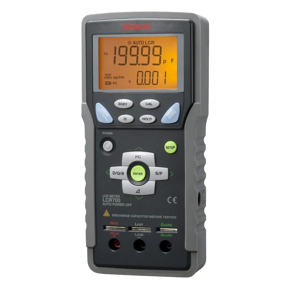 62-0854-82　［Discontinued］LCR Meter Calibration Document 3 Points (Brand New Calibration)　LCR700