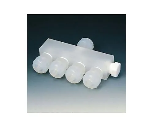 61-3529-95　［Out of stock］NEOFLONR (PCTFE) High Pressure Distribution Holder 3 Distribution Per Time　NR0072-01