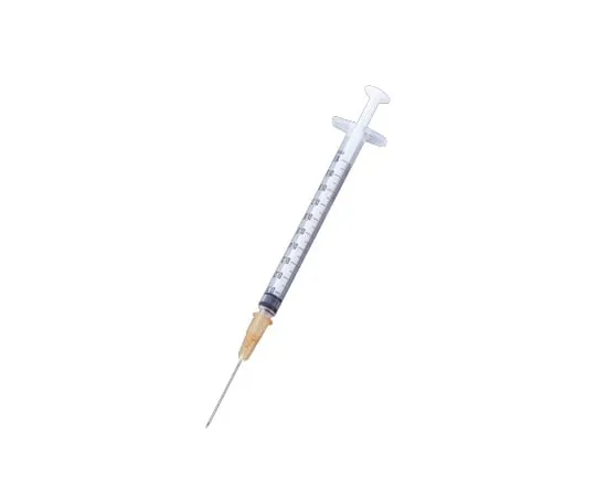1-1793-01　Terumo Syringe with Needle 1mL for Tuberculin 25G Orange　SS-01T2525