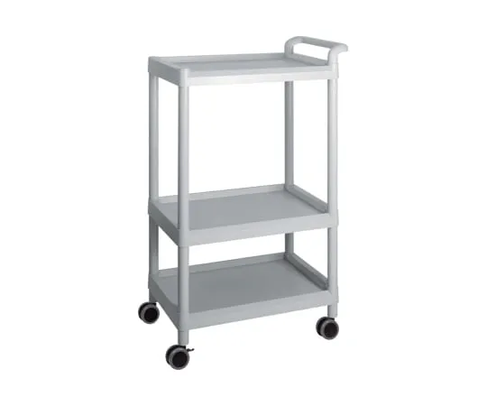 3-6643-03　Mobile Easy Cart (Tall Type/Wide 32) Gray 3 Stages　ME32C
