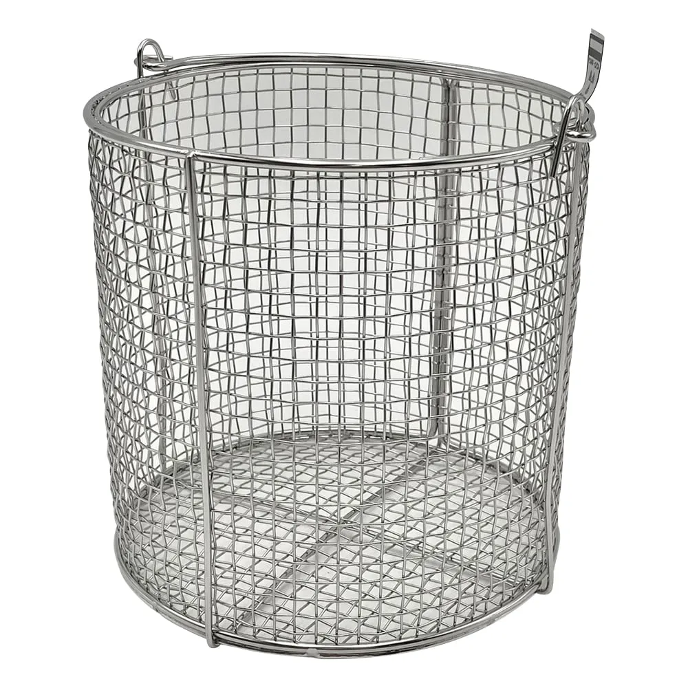 4-097-05　Stainless Round Cleaning Basket Small φ150 x 150mm