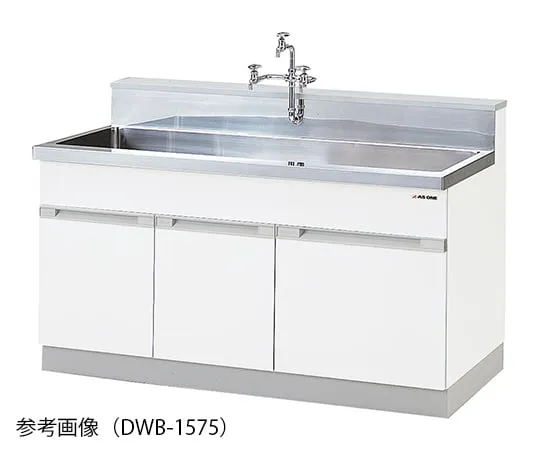 3-5786-11　Sink Stainless Steel (SUS304) 600 x 750 x 800/960mm　DWB-675