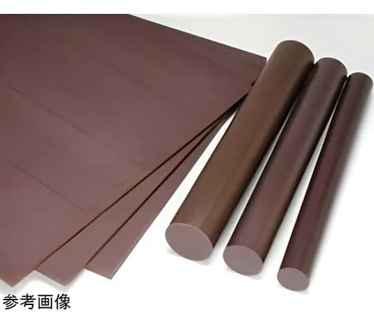 67-6294-91　［Discontinued］Nylon Round Bar (MC602ST Cocoa Color) φ90 x 500 mm　PACOD00900-0500