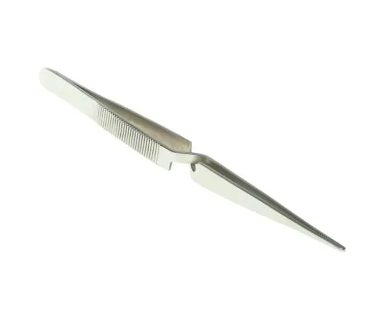63-4643-49　RS PRO 150, Stainless Steel, Fine; Serrated, Tweezers　545-193