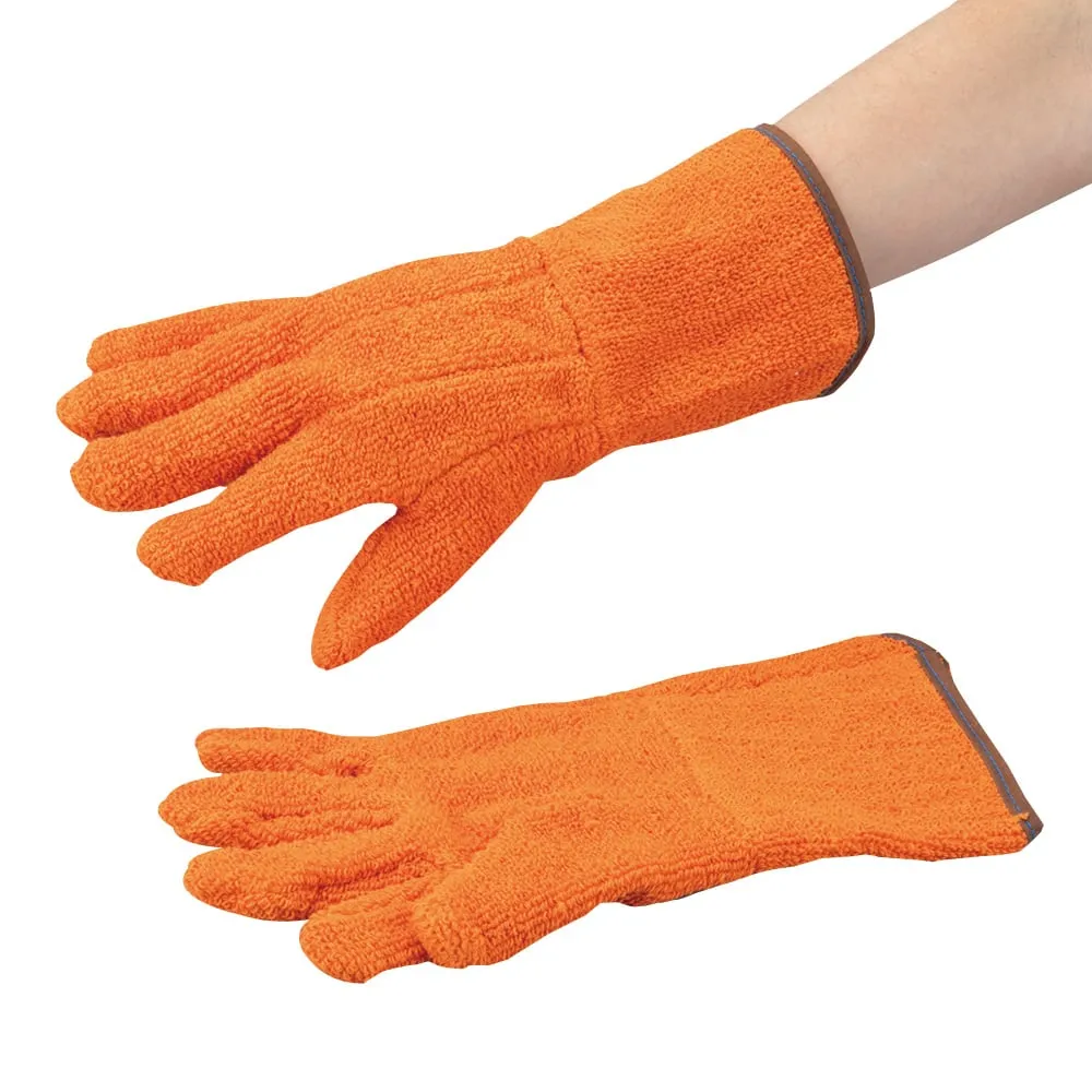 1-6972-01　Autoclave Operation Gloves Cotton H1320100 00 Short 1 Pair　H132010000