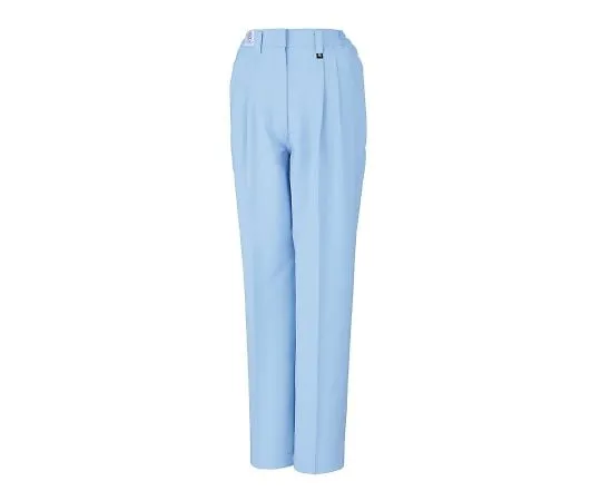 3-723-01　High Antistatic Pants For Women (Two-Tuck) Saxe Blue S　80406-016-S
