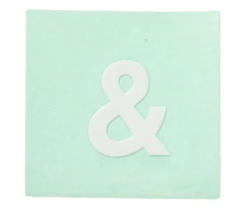61-7397-69　Character Seal & White 15mm　CL15W-12