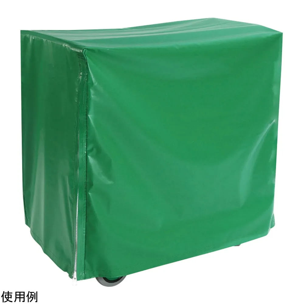 4-5177-11　Cover for wire mesh trolley with top lid　300L-SC