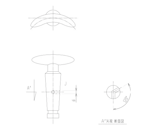 62-2089-86　［Discontinued］Y-Type Three-Way Stopper Closed Glass Cock　2118-12
