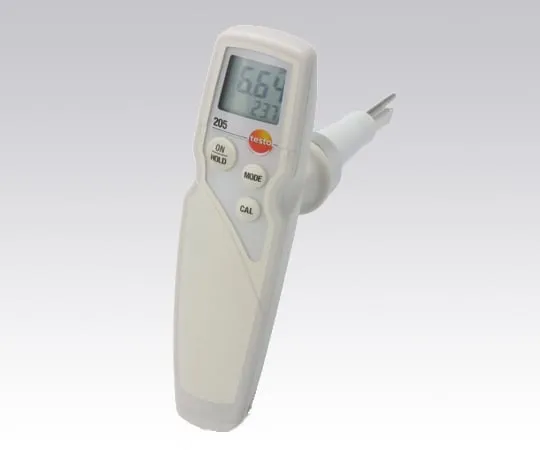 2-7386-01　T-Shaped pH Meter for Food　testo205