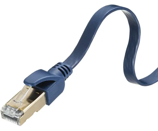 67-9316-35　Category 6 A Solder Industrial Flat LAN Cable 0.5 m　KB-HFL6A-005NV