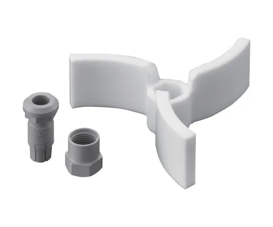62-7029-24　Fluororesin (PTFE) Stirring Impeller 3-Bladed Screw shaper (Blade Only)　NR2680-006