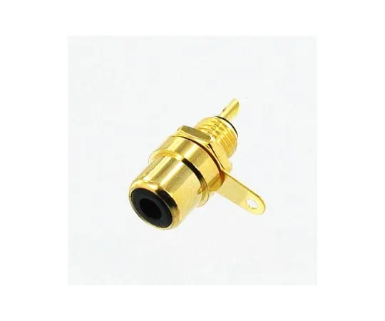 63-3100-83　RCA Jack for black panel, gold-plated, non-insulated　WTN20F6213GB
