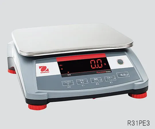 3-5127-01-56　Ranger Series Tabletop Scale 1.5 kg with English Calibration Certificate　R31PE1502