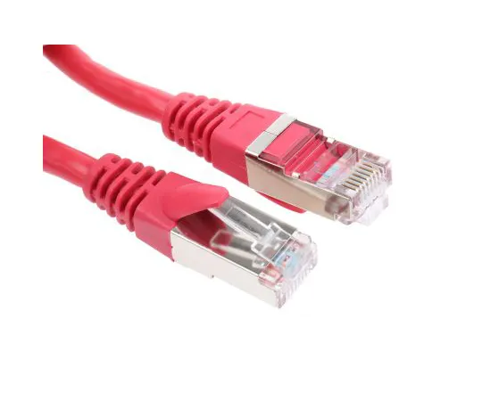 63-4645-38　RS PRO Red PVC Cat5e Cable F/UTP, 2m Male RJ45/Male RJ45 Terminated　556-235