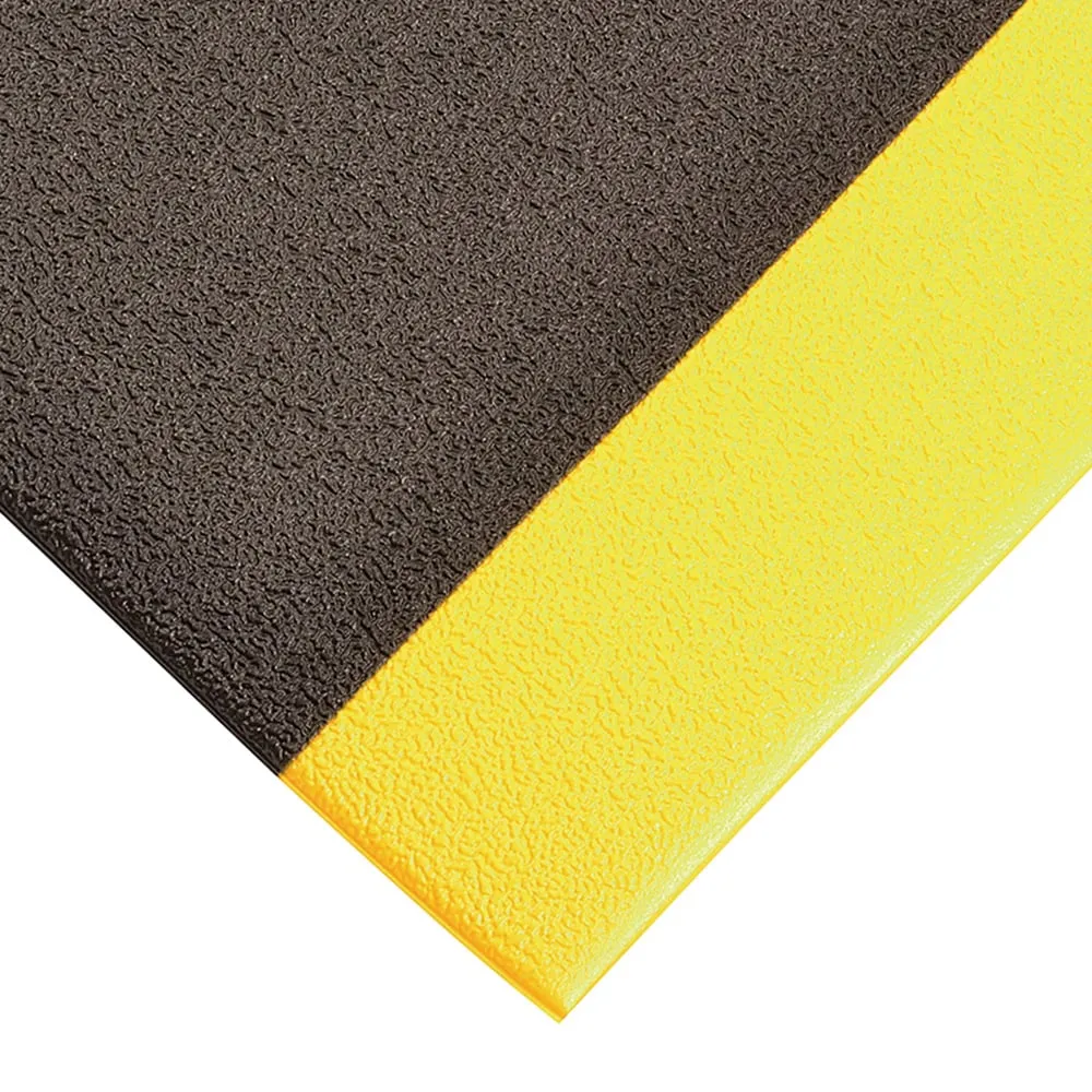 4-4822-01　ESD Fatigue Reduction Matt Cushion Stat 600 x 910 mm Black/Yellow　825S0023BY