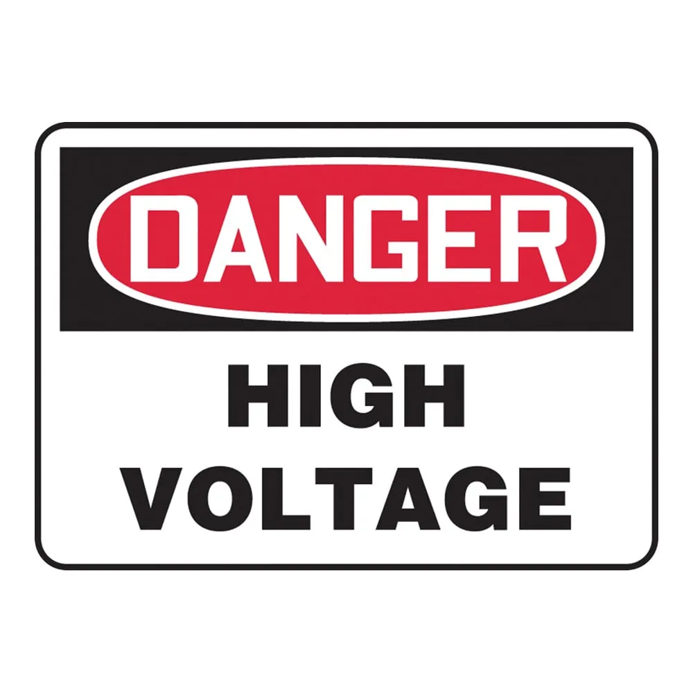 4-4747-01　Warning label (English) High Voltage　MELC113VS