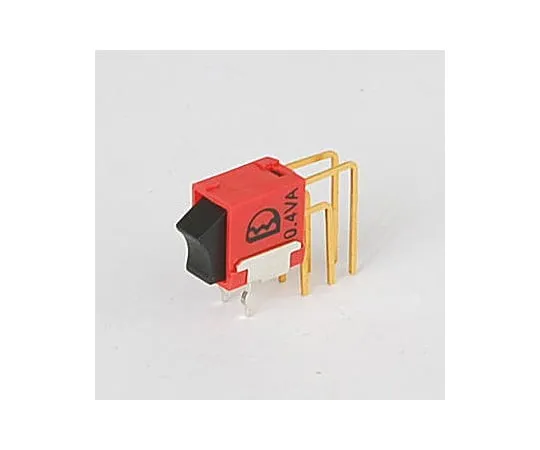 63-3106-32　Substrate-mounted miniature rocker Switch black ON-ON Vertical right angle PC Terminal　4UD1-R1-2-M7-R-N-B