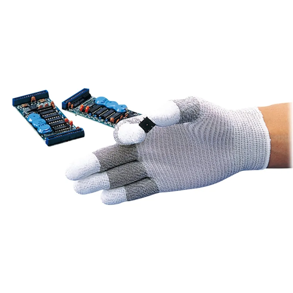 2-5125-01　Anti-static Line Top Gloves S　A0161-S