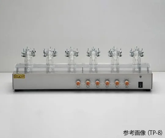 4-2349-02　Vertical Membrane Permeation Experiment Device Cell 20 mL Type 6-Chain Main Unit Set　CL1101