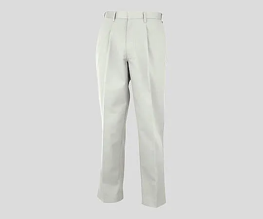 2-9944-01　One‐Tuck Pants Antistatic 73 Silver　A-1763