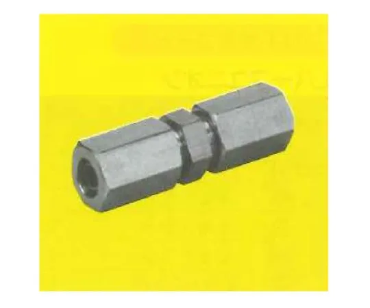62-7088-19　Fluorine Plastic tubing Connection PTFE Electroless Coat USL Flare Union 6φ 5 pieces Included 00N-052-01　00N-052-01