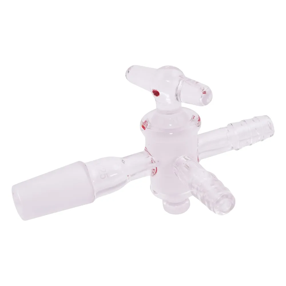 2-9604-01　Three-Way Cock with Joint Glass Cock TS15/25　-
