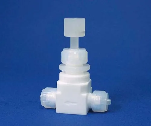 61-4379-49　PTFE High Pressure Needle Valve I-Type 8φ　F-2028-02
