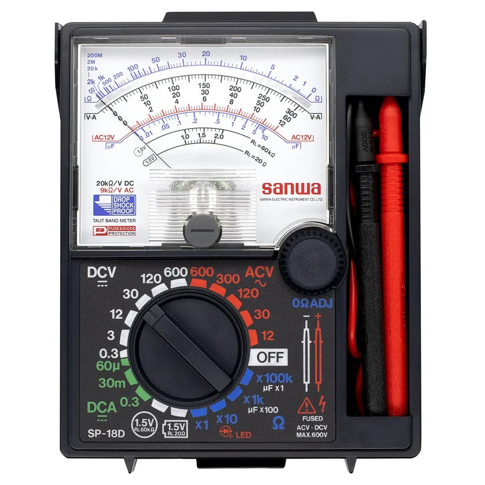61-3378-48　Analog Multitester Impact Resistance Meter　SP-18D